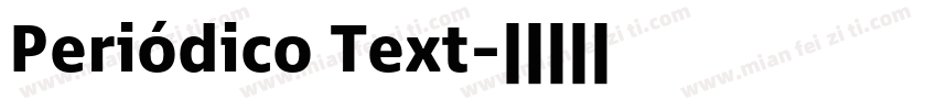 Periódico Text字体转换